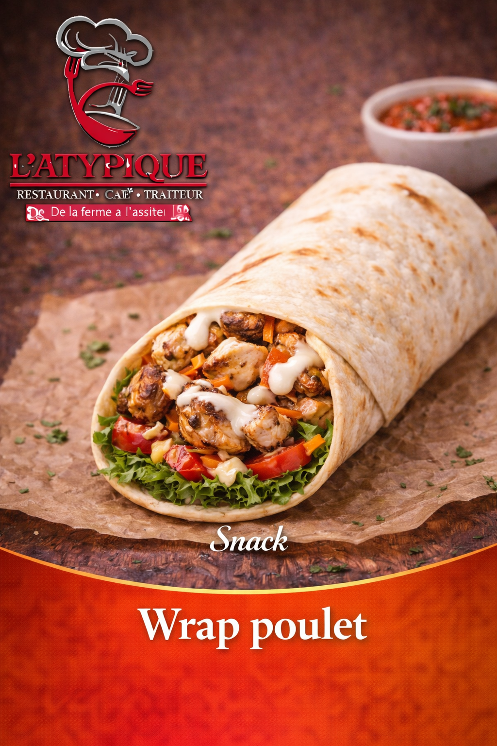 Wrap poulet
