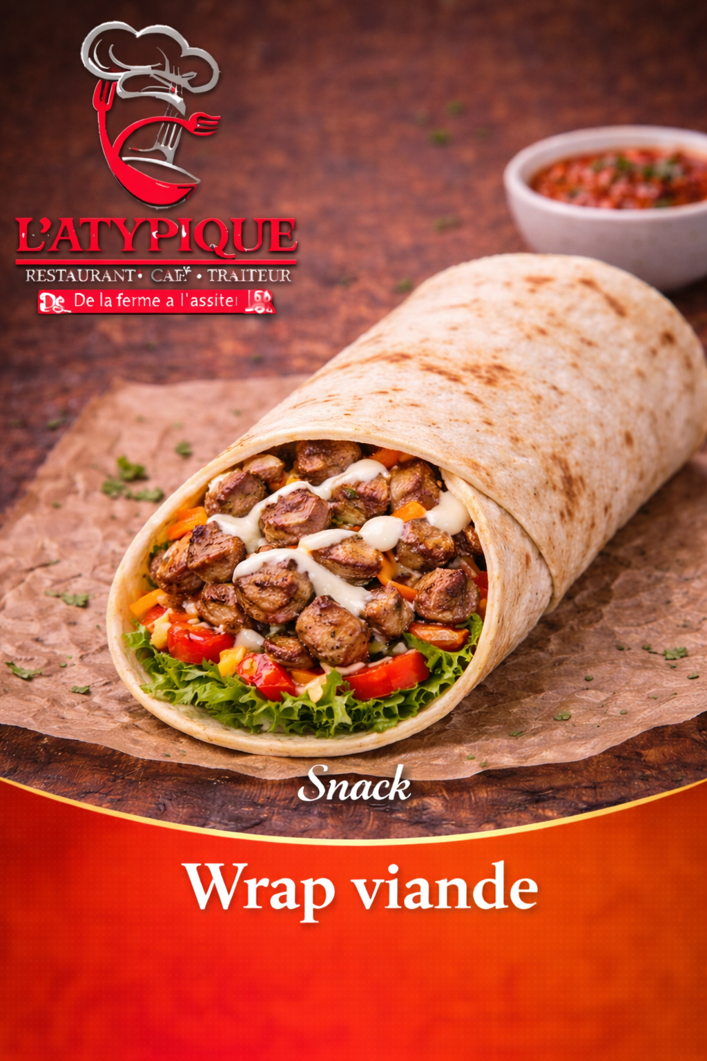 Wrap viande
