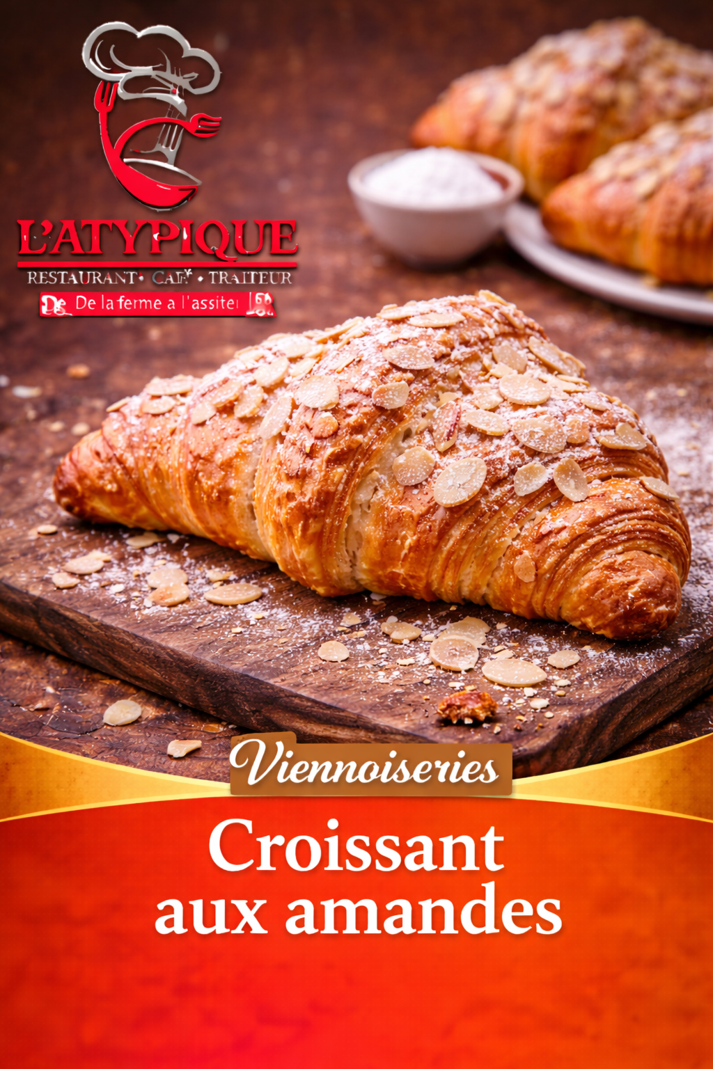 Croissant aux amandes
