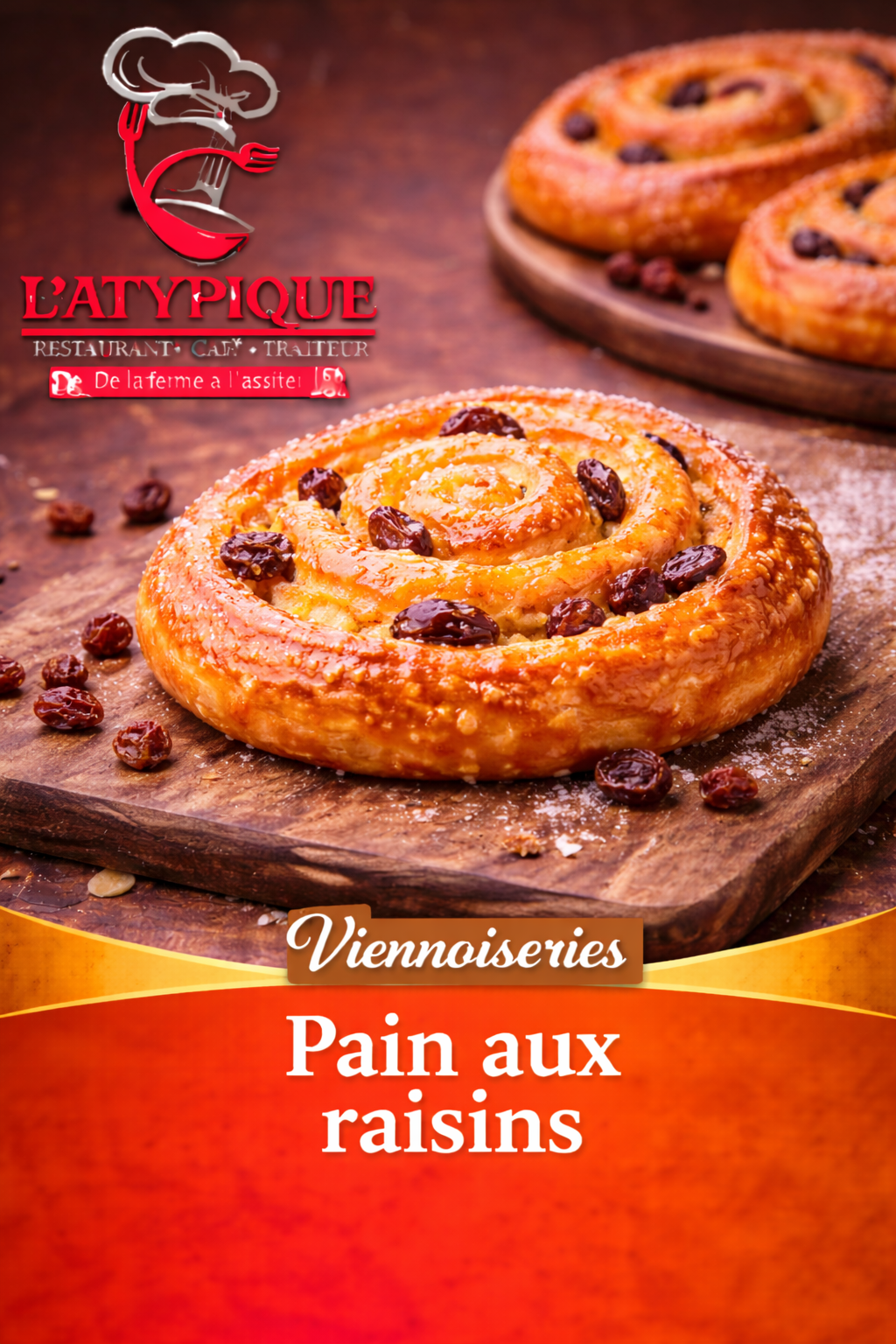 Pain aux raisins